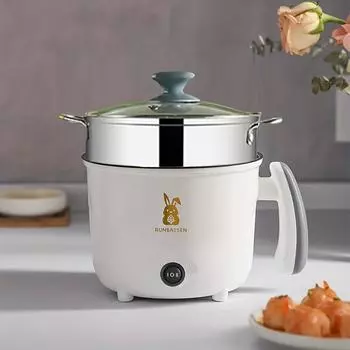 Электрическая рисоварка 1,8 л многофункциональная антипригарная плита электрическая многофункциональная бытовая маленькая кастрюля студенческое общежитие EU