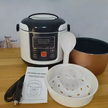 Электрическая рисоварка для автомобиля, контейнер для еды, подогреватель каши, съемный антипригарный горшок 24V for Trunks