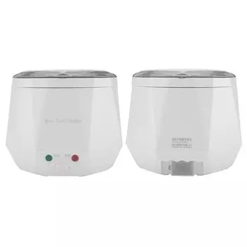 Электрическая рисоварка для грузовиков, автомобилей, пароходов 24 В 140 Вт Мини-рисоварка для грузовиков и автомобилей Миниатюрная рисоварка для паровозов Рисоварка из нержавеющей стали