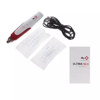 Электрическая ручка Derma Pen, микроигольчатый роликовый штамп, автоматическая антивозрастная палочка для терапии кожи