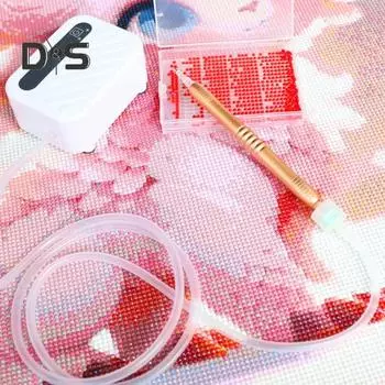 Электрическая ручка для алмазного искусства, перезаряжаемая вакуумная ручка, инструмент для искусственного алмазного искусства с сумкой для хранения для рукоделия в области алмазного искусства E