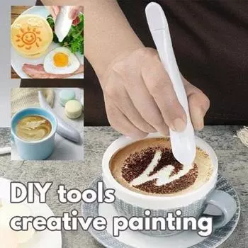 Электрическая ручка для кофе своими руками, ручка для латте-арта для корицы, торта, десертов, сахара, мелкого помола кофе, специй, кофейных принадлежностей Barista красный