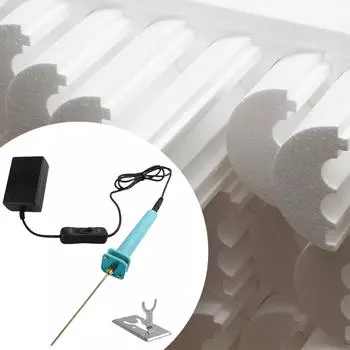 Электрическая ручка для резки пенопласта, нагревательный инструмент, адаптер для США, прочный резак, 10 см, гравировальный штифт для