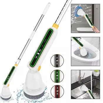 Электрическая щетка для чистки 12 в 1 кухонный инструмент для чистки ванны щетка для мытья ванной комнаты ручные чистящие средства USB-очиститель для раковины 12 in 1