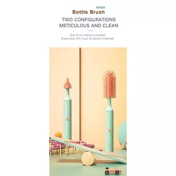Электрическая щетка для чистки бутылочек, соска для детских бутылочек, соломенная щетка, очиститель, набор для чистки бутылочек с водой, 5 шт. English розовый