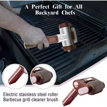Электрическая щетка для чистки гриля из нержавеющей стали, инструменты для уборки дома One Size