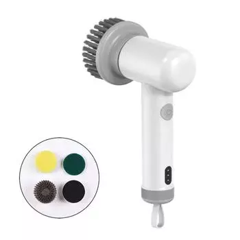 Электрическая щетка для чистки кухни щетка многофункциональная беспроводная зарядная щетка с ручкой One Size