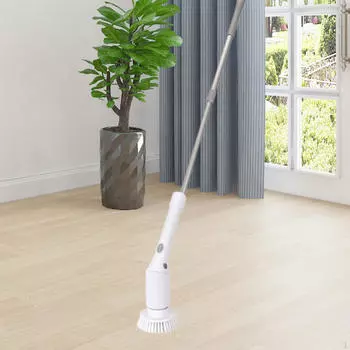 Электрическая щетка для чистки, щетка для душа, телескопическая, хозяйственные принадлежности, аксессуары для ванной комнаты