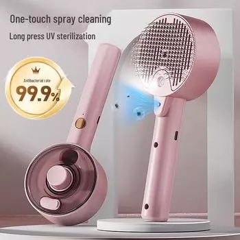 Электрическая щетка для домашних животных и УФ-расческа: Средство против плавающей шерсти и клещей для собак и кошек Ordinary Blue Light Type