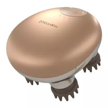 Электрическая щетка для кожи головы ZOGANKIN Scalp Head Spa Scalp Care EMS LED IPX7 Водонепроницаемость золотой