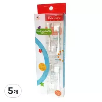 Электрическая щетка для младенцев Fischer Price Mo 4P, белая, 5 шт.