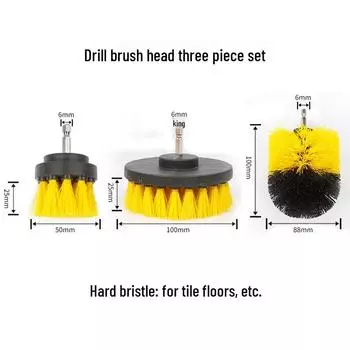 Электрическая щетка для обуви и дома: Автоматическая ручная дрель с чистящими и полировальными насадками-щетками