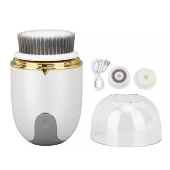 Электрическая щетка для очищения лица, 2 уровня, очищает поры, нежное средство для снятия макияжа, очищающее средство для лица B