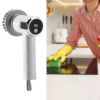 Электрическая щетка для очистки, беспроводная щетка для душа, для окон, колес автомобиля, ванны