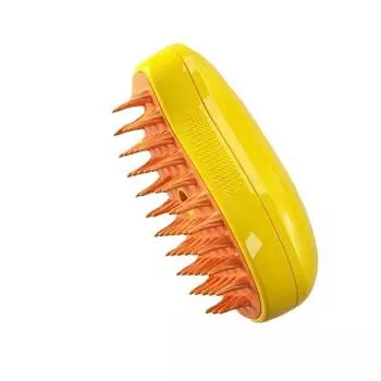 Электрическая щетка для собак и кошек, расческа-распылитель для домашних животных, массажная расческа, не требующая мытья спрей-щетка для чистки, расческа для удаления волос, защита от разлетающихся волос, зарядка для собак и кошек зелёный