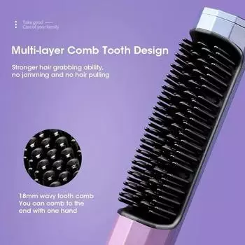 Электрическая щетка для выпрямления волос, расческа с горячим подогревом, мужские парики для бороды, профессиональный выпрямитель для волос, бигуди для женщин
