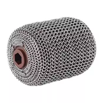 Электрическая щетка-ролик для гриля 350 об/мин Портативный вращающийся ролик Барабан из нержавеющей стали Беспроводной аксессуар для чистки барбекю для грилей 1pc