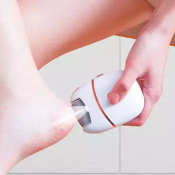 Электрическая шлифовальная машина для ног, перезаряжаемая, для полировки толстой кожи, шлифовальная машина для ног, против омертвевшей кожи, ремонт ног, бытовая техника для личной гигиены белый