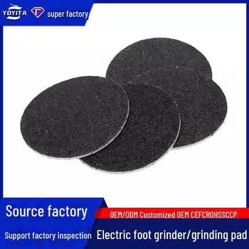 Электрическая шлифовальная машинка для ног с дисками из вулканического камня для удаления мозолей и кутикулы