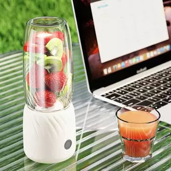 Электрическая соковыжималка для фруктов и овощей, многоцелевой блендер большой емкости для домашней кухни зелёный