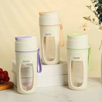 Электрическая соковыжималка, персональный блендер с мощным двигателем 50 Вт, 22000 об/мин, высокоскоростной USB-перезаряжаемый мини-миксер для фруктового сока, не содержащий BPA фиолетовый