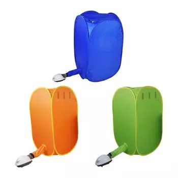 Электрическая сушильная машина для белья Прачечная 800 Вт Шкаф для сушки белья Сушильная машина для домашнего хозяйства синий