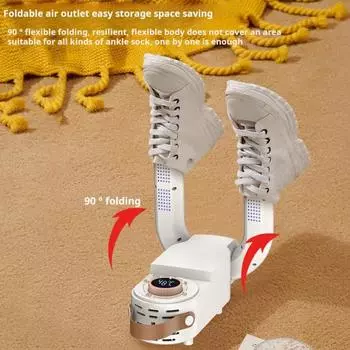 Электрическая сушилка для обуви и ботинок с таймером, постоянная температура, тихая работа, сушка на 360 градусов, мощные ботинки US Plug A