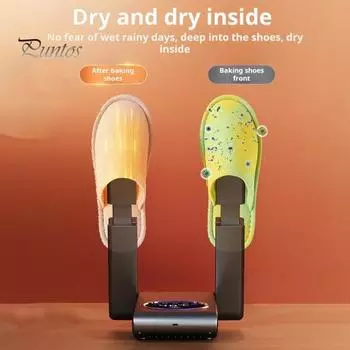 Электрическая сушилка для обуви и ботинок с таймером, постоянная температура, тихая работа, сушка на 360 градусов, складная конструкция, сушилка для обуви EU A