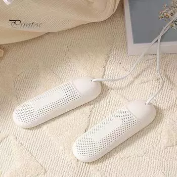 Электрическая сушилка для обуви Портативный обогреватель для ботинок с таймером Plug-Play Огнестойкая грелка для обуви Устройство для сушки обуви UK белый