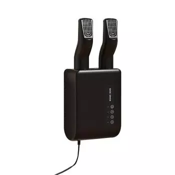 Электрическая сушилка для обуви с регулировкой времени, настенная компактная сушилка для обуви чёрный