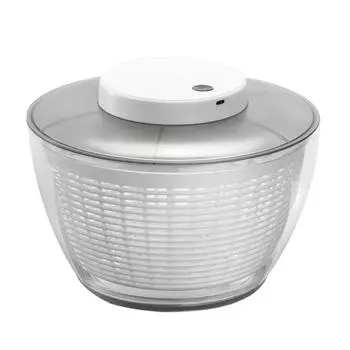 Электрическая сушилка для овощей, многофункциональная, с одной рукой, легко нажимается, большая емкость, очиститель для салата