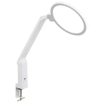 Электрическая светодиодная настольная лампа OHM с синим светом. Светильник с зажимом. Настольная лампа с зажимом. Приятная для глаз. Соответствует стандарту JIS, тип AA. Освещает широкий