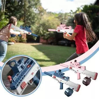 Электрическая технология водяных игрушек Взрывной полностью автоматический распылитель воды Игрушка для распыления воды под высоким давлением One Size синий