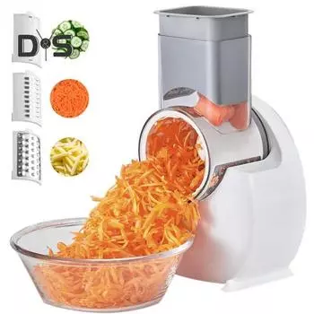 Электрическая терка для сыра Съемная электрическая салатница Овощерезка Овощерезка Без BPA Измельчитель картофеля US Plug