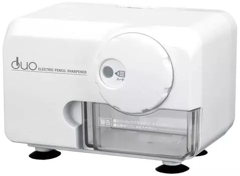 Электрическая точилка Asuka DUO White совместима с цветными карандашами EPS600W