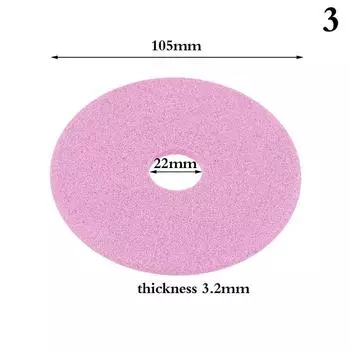 Электрическая точилка для бензопилы, алмазный шлифовальный круг и полировка зубов цепной пилы 105*22.2*3.2mm