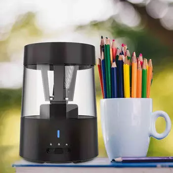 Электрическая точилка для карандашей, полностью автоматическая для офиса для взрослых