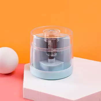 Электрическая точилка для карандашей, резак для рук, для офиса, класса, детей синий