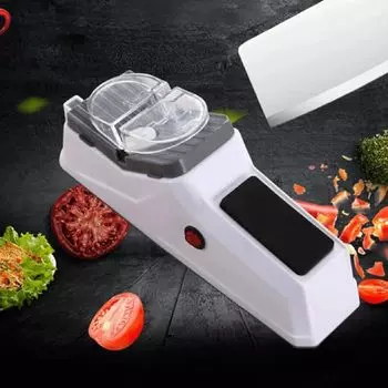 Электрическая точилка для ножей, Электрические точилки для ножей для кухни, Профессиональная точилка для ножей для дома, 5 секунд для быстрой заточки и полировки 1pc