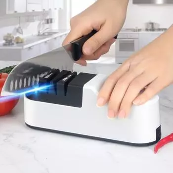 Электрическая точилка для ножей Professional Двухступенчатая система заточки и полировки Quick Professional