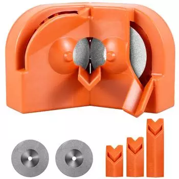 Электрическая точилка для сверл Высокопрочная точилка для сверл Многофункциональный кобальтовый инструмент для заточки сверл 11x6x7cm коричневый