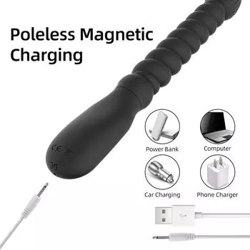 Электрическая тяга бусина назад суд анальная пробка для мужчин и женщин мастурбатор устройство взрослые секс-игрушки