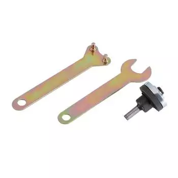 Электрическая угловая шлифовальная машина с внутренними и внешними гайками и набором гаечных ключей (6мм ручка)