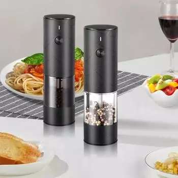 Электрическая USB-перезаряжаемая регулируемая автоматическая мельница для перца и соли кухонный гаджет инструмент многофункциональные мельницы для специй