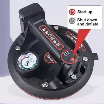 Электрическая вакуумная присоска для стеклянной плитки 8 дюймов 220 кг несущая способность промышленная присоска давление керамическая плитка стеклянный инструмент 200kg