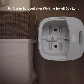 Электрическая ванна для ног, водный спа и массаж ног, раковина для ног для замачивания пальцев ног, ногтей, лодыжек UK Plug белый
