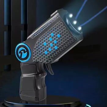 Электрическая веревочная пусковая установка, пропеллер с веревочным контроллером, ручная петля, лассо-шутер, подруливающее устройство, детская игрушка синий