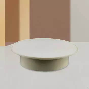 Электрическая вращающаяся поворотная подставка для ювелирных изделий, модель игрушечного торта, электронные продукты Suede White