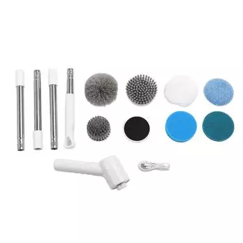 Электрическая вращающаяся скрубберная машина Power Shower Scrubber Многофункциональная беспроводная электрическая щетка для очистки с