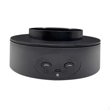 Электрическая вращающаяся стойка для демонстрации фотореквизита и игрушек чёрный